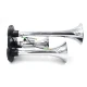 Claxon Auto Puternic 12V / 24V cu 3 Goarne Electrovalva Inclusa