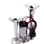 Claxon CHROME cu 2 goarne si compresor