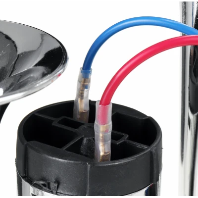 Claxon CHROME cu 2 goarne si compresor