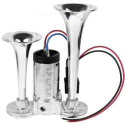 Claxon Chrome SL 1020 cu 2 goarne si compresor putere 12V