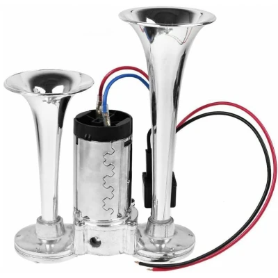 Claxon Chrome SL 1020 cu 2 goarne si compresor putere 12V