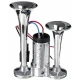 Claxon Chrome SL 1020 cu 2 goarne si compresor putere 12V