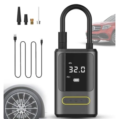 Compresor auto de aer portabil ATJ 8466 cu display digital