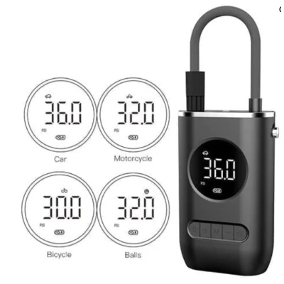 Compresor AUTO portabil CZK 3668 cu functie de Power Bank 2000mAh display LED