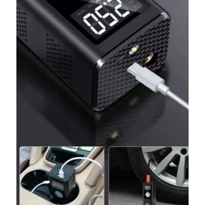 Compresor de aer digital JM 8803 portabil cu lanterna