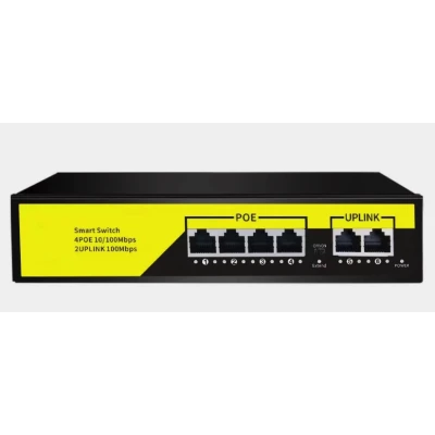 Comutator inteligent de retea Andowl Q JH09 POE cu 6 porturi 100M
