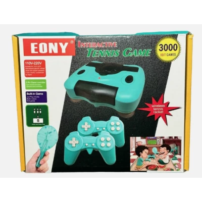 Consola EONY cu 3000 de jocuri incorporate cu racheta de tenis si intrare USB alimentare la retea