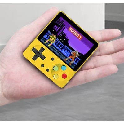 Consola mini de jocuri video portabila GALBENA