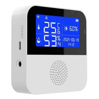 Contor inteligent WiFi Q WD01 temperatura si umiditate display LCD 2.9inch