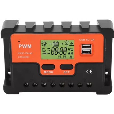 Controller Tensiune Pentru Panou Solar KZ001 12V 10 A LCD
