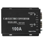 Convertor auto 100A tensiune 24v la 12v 