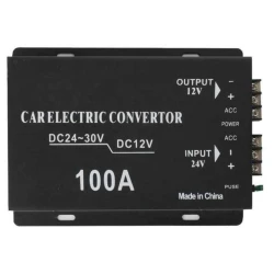 Convertor auto 100A tensiune 24v la 12v 