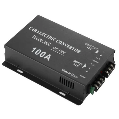Convertor auto 100A tensiune 24v la 12v 