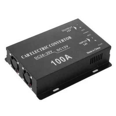 Convertor auto 100A tensiune 24v la 12v 