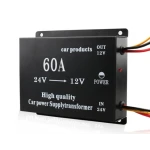 Convertor auto 60A tensiune 24v la 12v