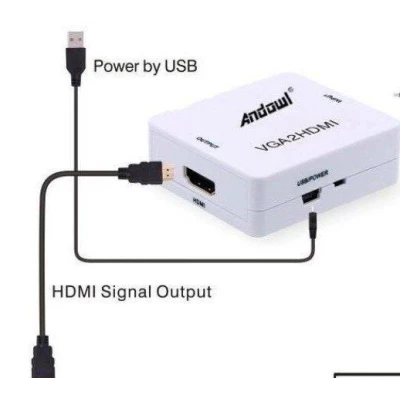Convertor HDMI la VGA 4K cu audio Q JC144