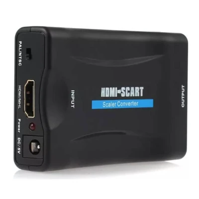Convertor semnal video HDMI la SCART QY V06 FullHD 1080p