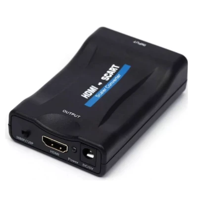 Convertor semnal video HDMI la SCART QY V06 FullHD 1080p