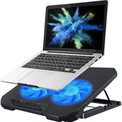 Cooler (racitor) laptop Q-SR03 silentios 13inch cu 2 ventilatoare USB negru
