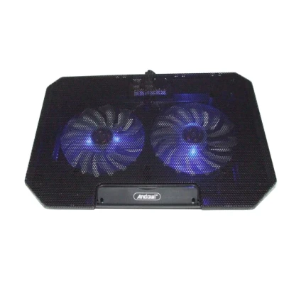 Cooler (racitor) laptop Q-SR03 silentios 13inch cu 2 ventilatoare USB negru