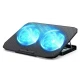 Cooler laptop Q SR03 silentios cu 2 ventilatoare USB negru