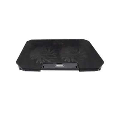Cooler laptop Q SR03 silentios cu 2 ventilatoare USB negru
