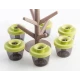 Copacel Spice Rack cu 6 recipiente pentru condimente + suport inclus