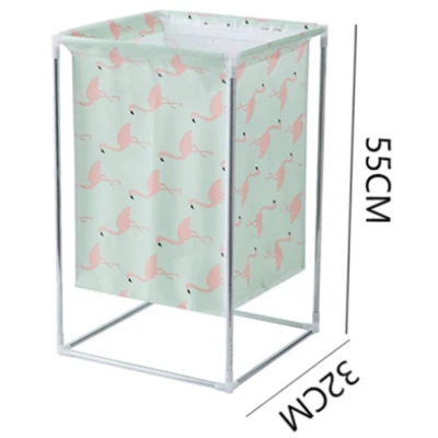 Cos de Rufe Multicolor cu suport metalic
