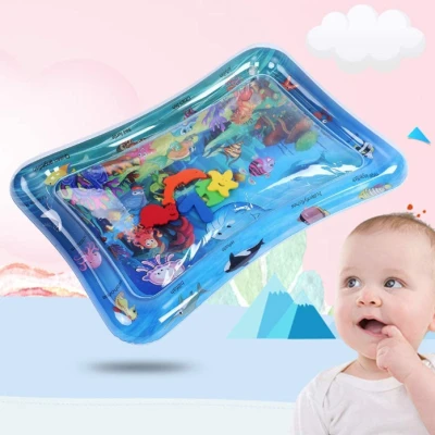 Covoras cu apa senzoriala pentru bebelusi 60x51x8 cm Gonflabil