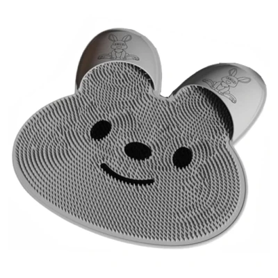 UB Covoras de baie GRI model iepuras antiderapant multifunctional