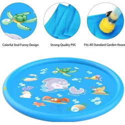 Covoras de joaca gonflabil cu fantana 170 cm