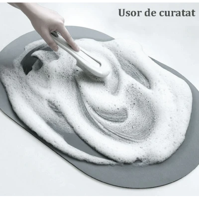 Covoras super absorbant pentru baie cu uscare rapida model BATHROOM MARE