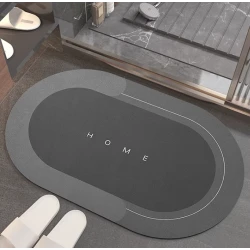 Covoras super absorbant pentru baie cu uscare rapida model HOME MIC