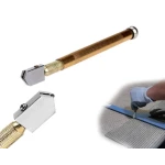 Creion Diamant Taiere Sticla Metal Profesional OR