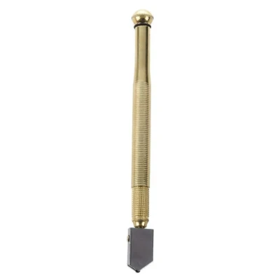 Creion Diamant Taiere Sticla Metal Profesional OR