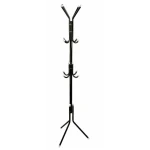Cuier pentru hol tip pom 3 nivele 12 agatatori metal negru 170 cm negru