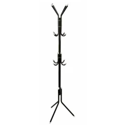 Cuier pentru hol tip pom 3 nivele 12 agatatori metal negru 170 cm negru