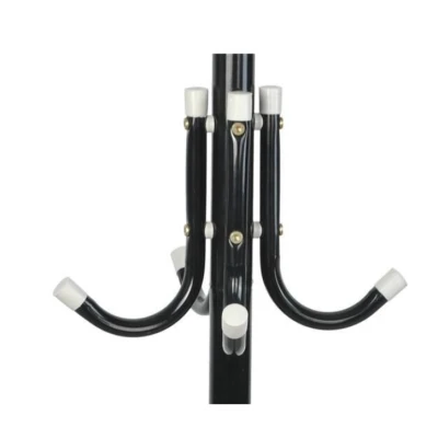 Cuier pentru hol tip pom 3 nivele 12 agatatori metal negru 170 cm negru