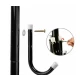 Cuier pentru hol tip pom 3 nivele 12 agatatori metal negru 170 cm negru