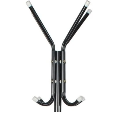Cuier pentru hol tip pom 3 nivele 12 agatatori metal negru 170 cm negru