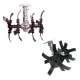 Cultivator pentru motocoasa 28 mm x 9 caneluri MX674 simplu