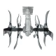 Cultivator pentru motocoasa 28mm x 9 caneluri MX674 simplu