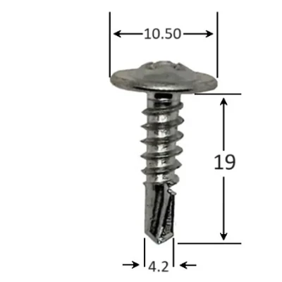 Cutie 1 KG Suruburi Autoforante Cap Plat 4.2 x 19mm
