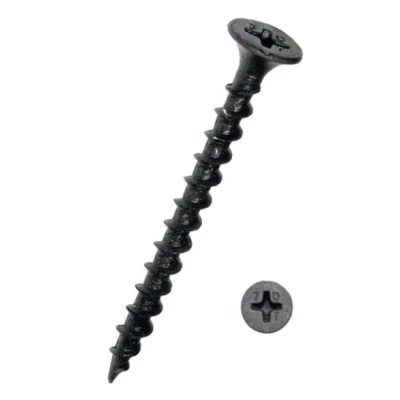 Cutie 200 piese NEGRESE pentru lemn 3.5 x 19 mm
