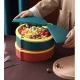 Cutie de depozitare pentru gustari cu 4 separatoare