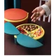 Cutie de depozitare pentru gustari cu 4 separatoare