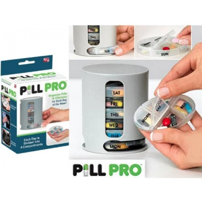 Cutie GRI PILL PRO distribuitor pentru medicamente pe zile