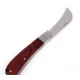 Cutit pentru altoit tip cosor MX797 profesional lama curbata otel maner lemn