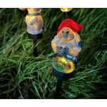 Decoratiune solara figurina pitic cu stropitoare pentru gradina