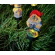 Decoratiune solara figurina pitic cu stropitoare pentru gradina